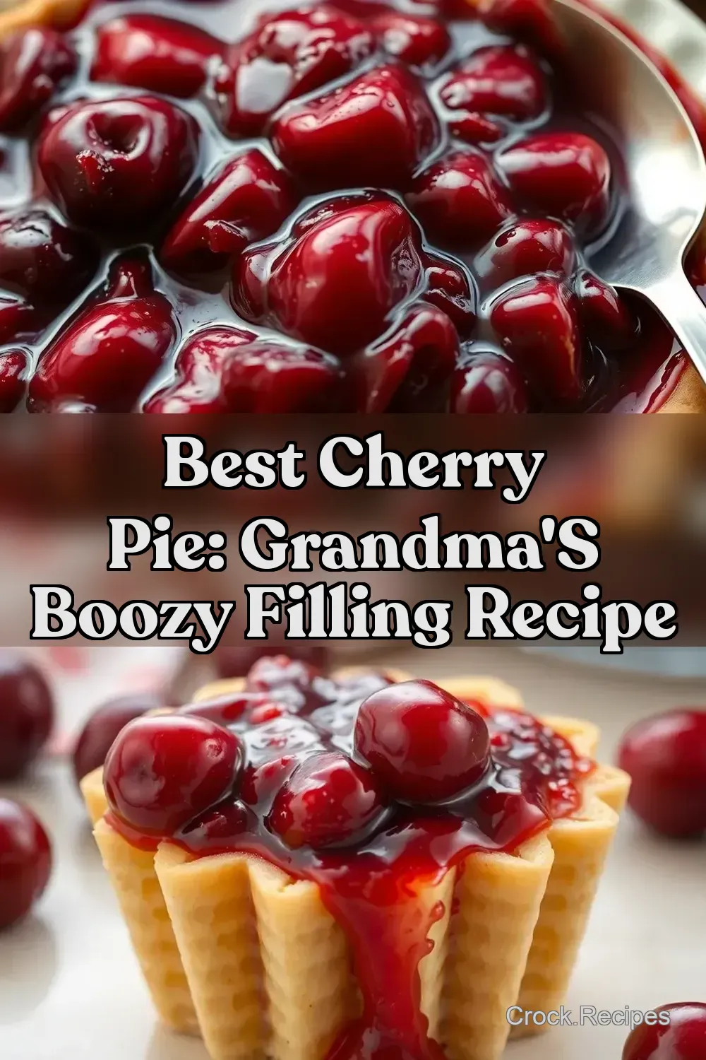 Grandma Betty's Boozy cherry pie filling recipe! - Crock…