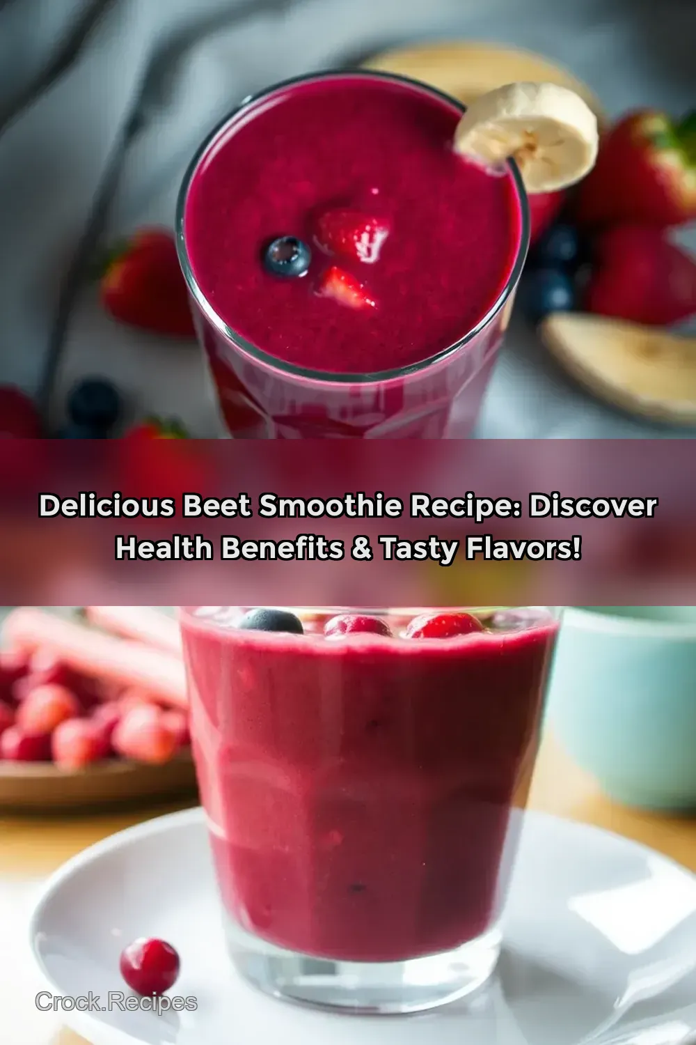Vibrant Beet & Berry Smoothie Recipe: A Wholesome Morning…