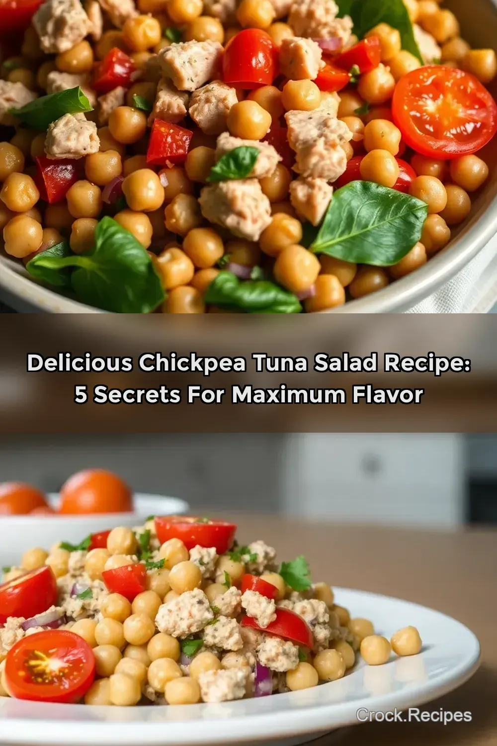 Zesty Tuna Salad with Chickpeas: A Quick & Healthy Delight