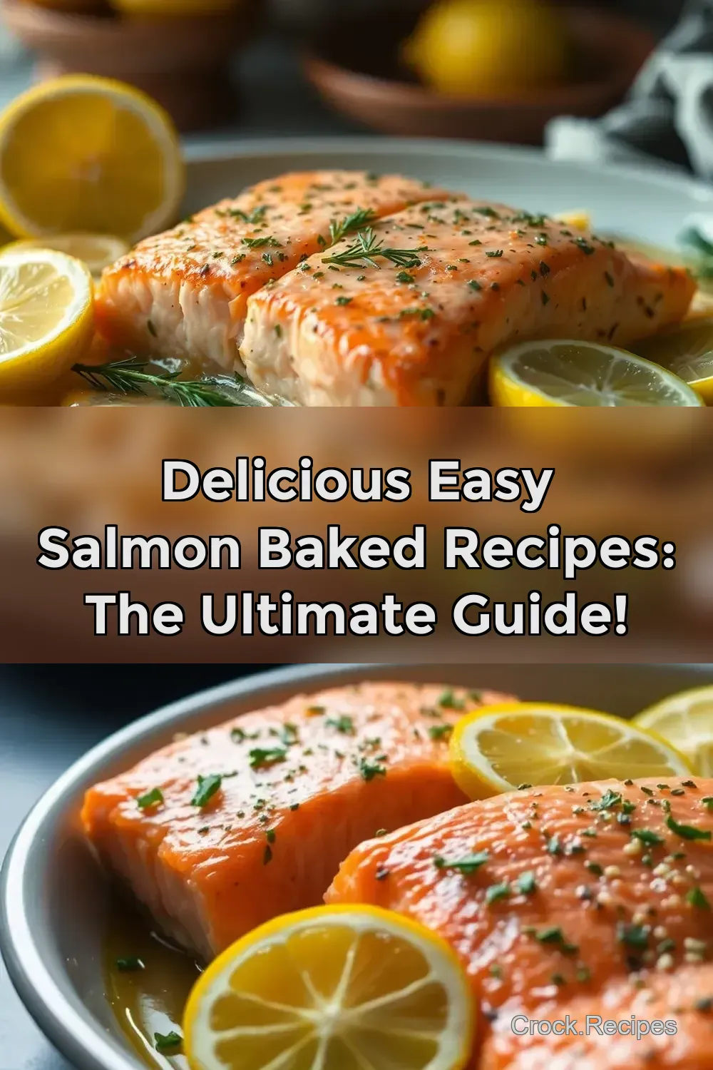 Delicious Easy Salmon Baked Recipes: The Ultimate Guide! : PIN FOR LATER Delicious Easy Salmon Baked Recipes: The Ultimate Guide!