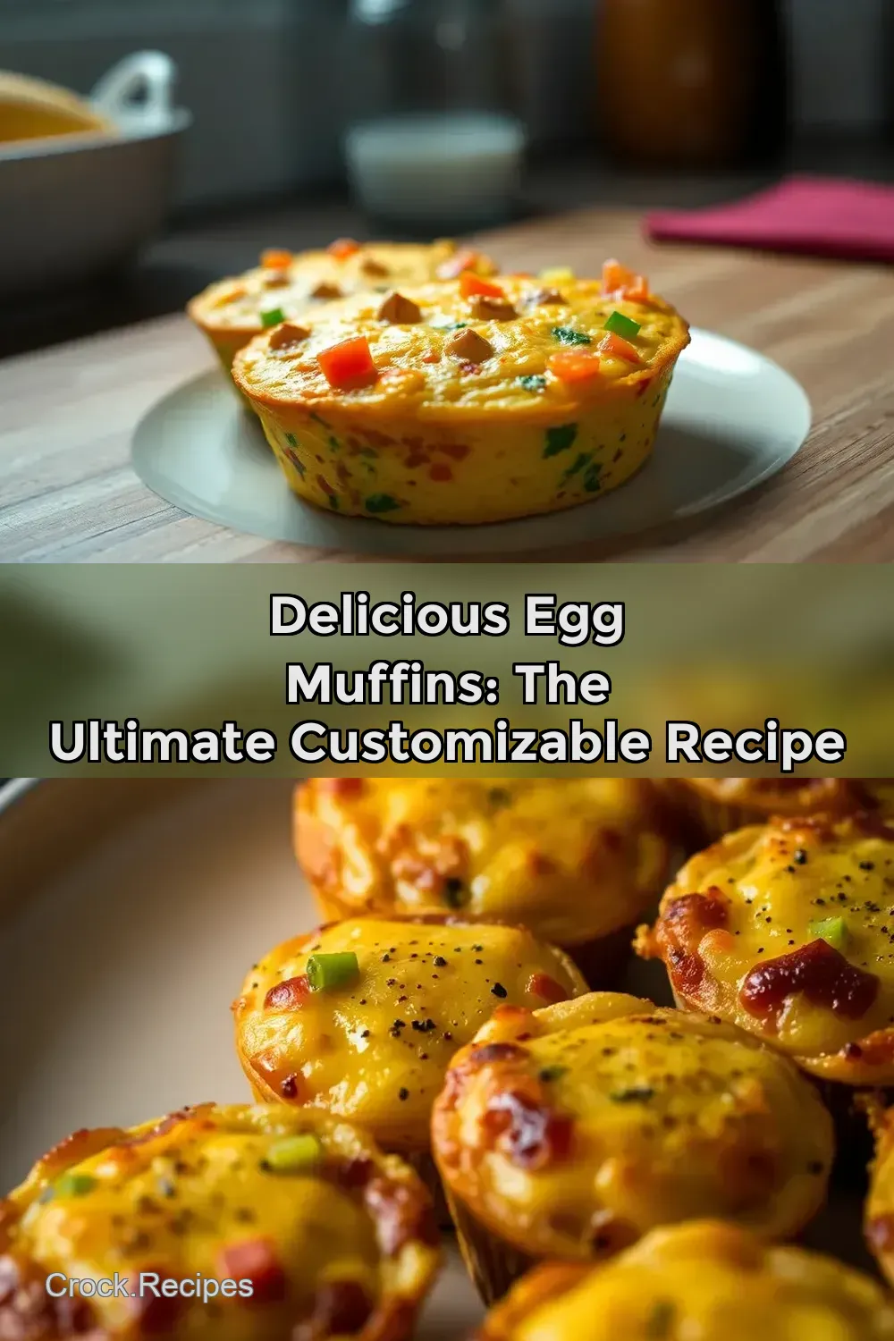 Delicious Egg Muffins: The Ultimate Customizable Recipe : PIN FOR LATER Delicious Egg Muffins: The Ultimate Customizable Recipe