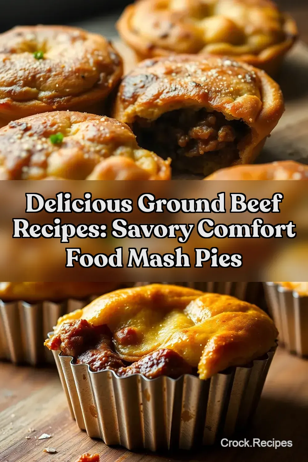 Delicious Ground Beef Recipes: Savory Comfort Food Mash Pies