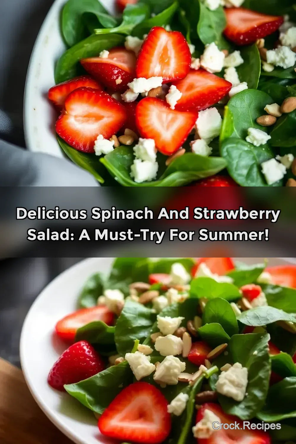 Easy & Delicious Spinach and Strawberry Salad Recipe with…