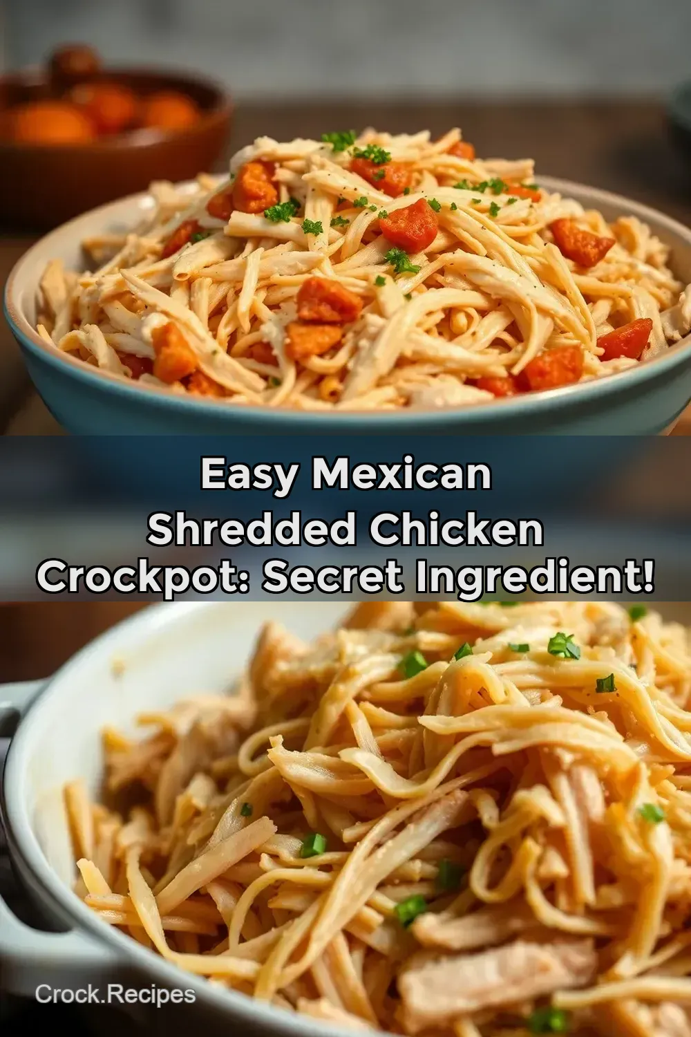Easy Mexican Shredded Chicken Crockpot: Secret Ingredient!