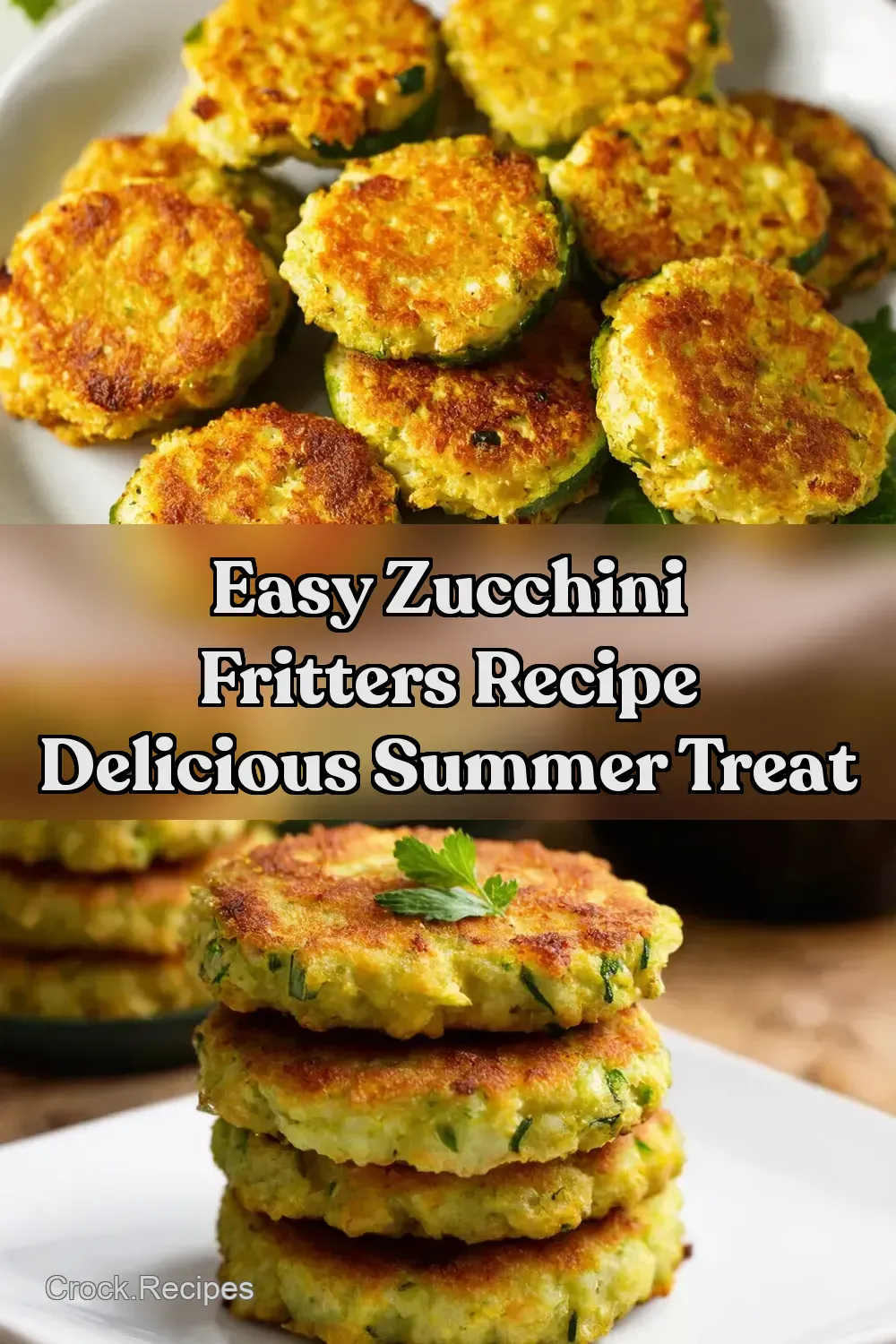 Crispy Zucchini Fritters Recipe My GoTo Summer Side - Crock…