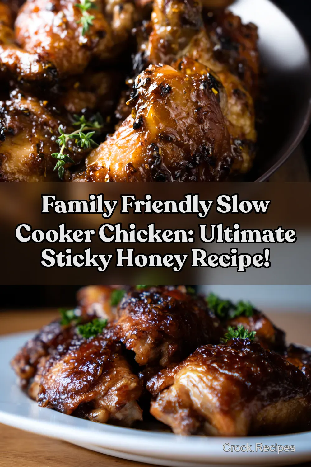 Easy Slow Cooker Chicken Recipes: Sticky Honey Garlic…