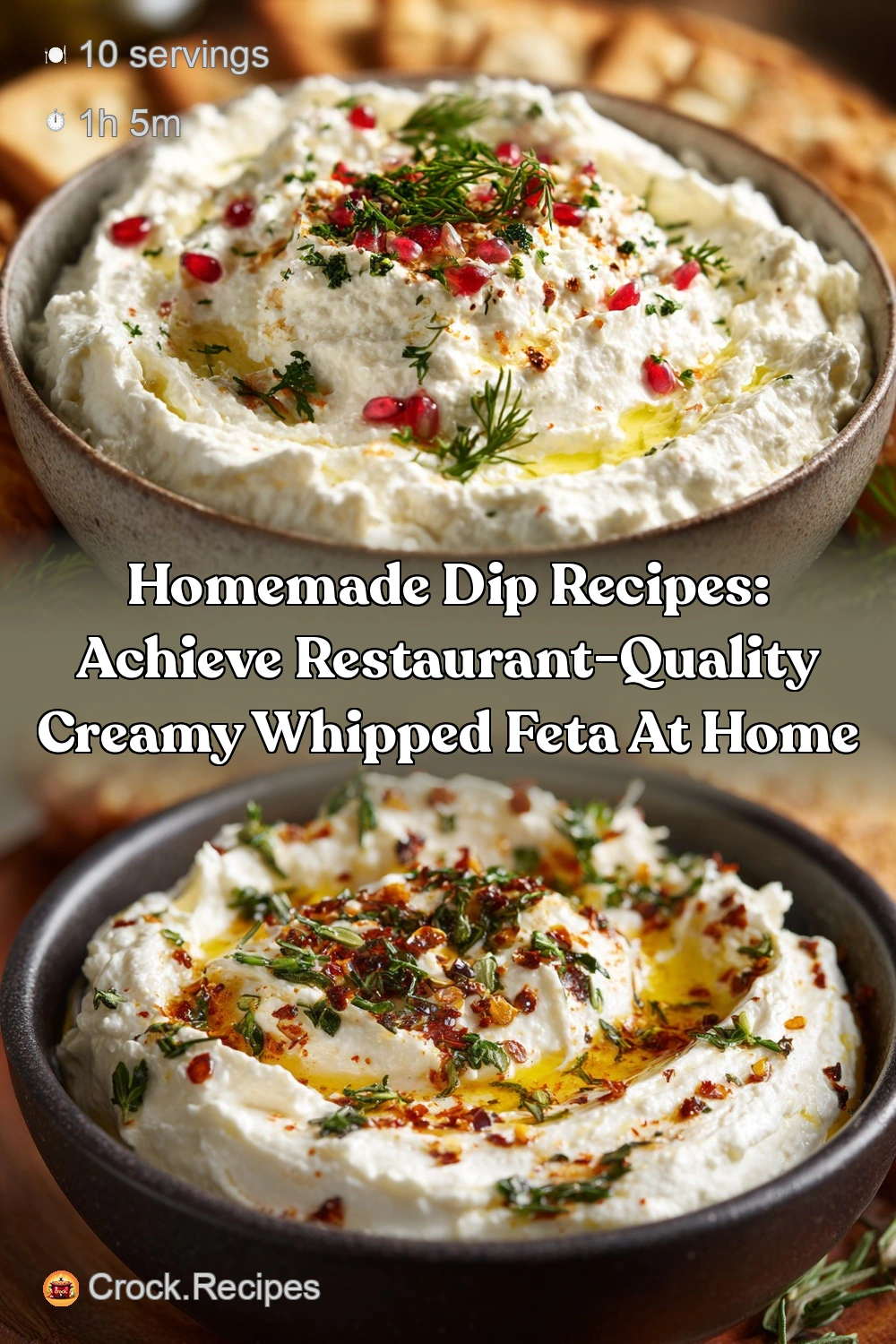 Homemade Dip Recipes: Creamy Whipped Feta Perfect for Party