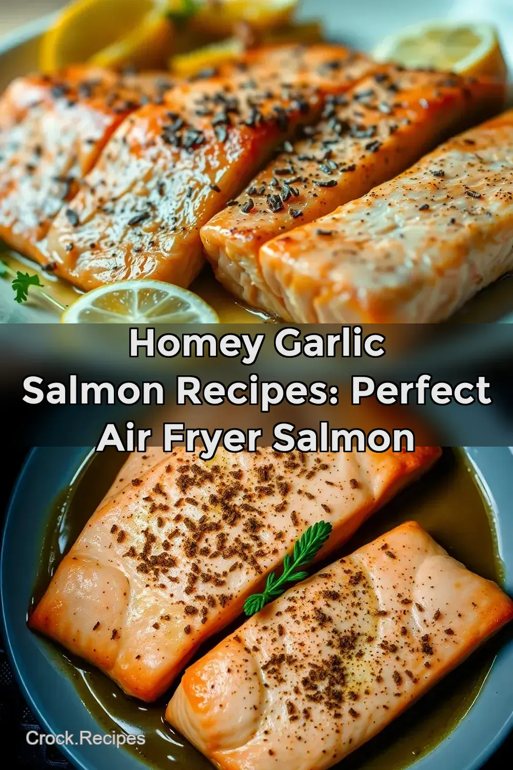 Homey Garlic Salmon Recipes: Perfect Air Fryer Salmon : PIN FOR LATER Homey Garlic Salmon Recipes: Perfect Air Fryer Salmon