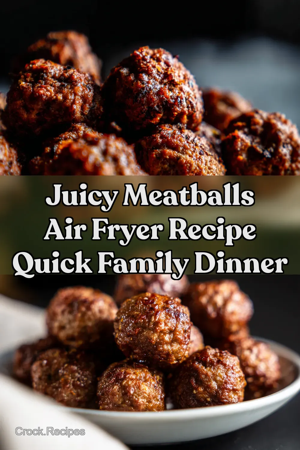 Air Fryer Meatballs Ready in Minutes No Fuss - Crock Recipes