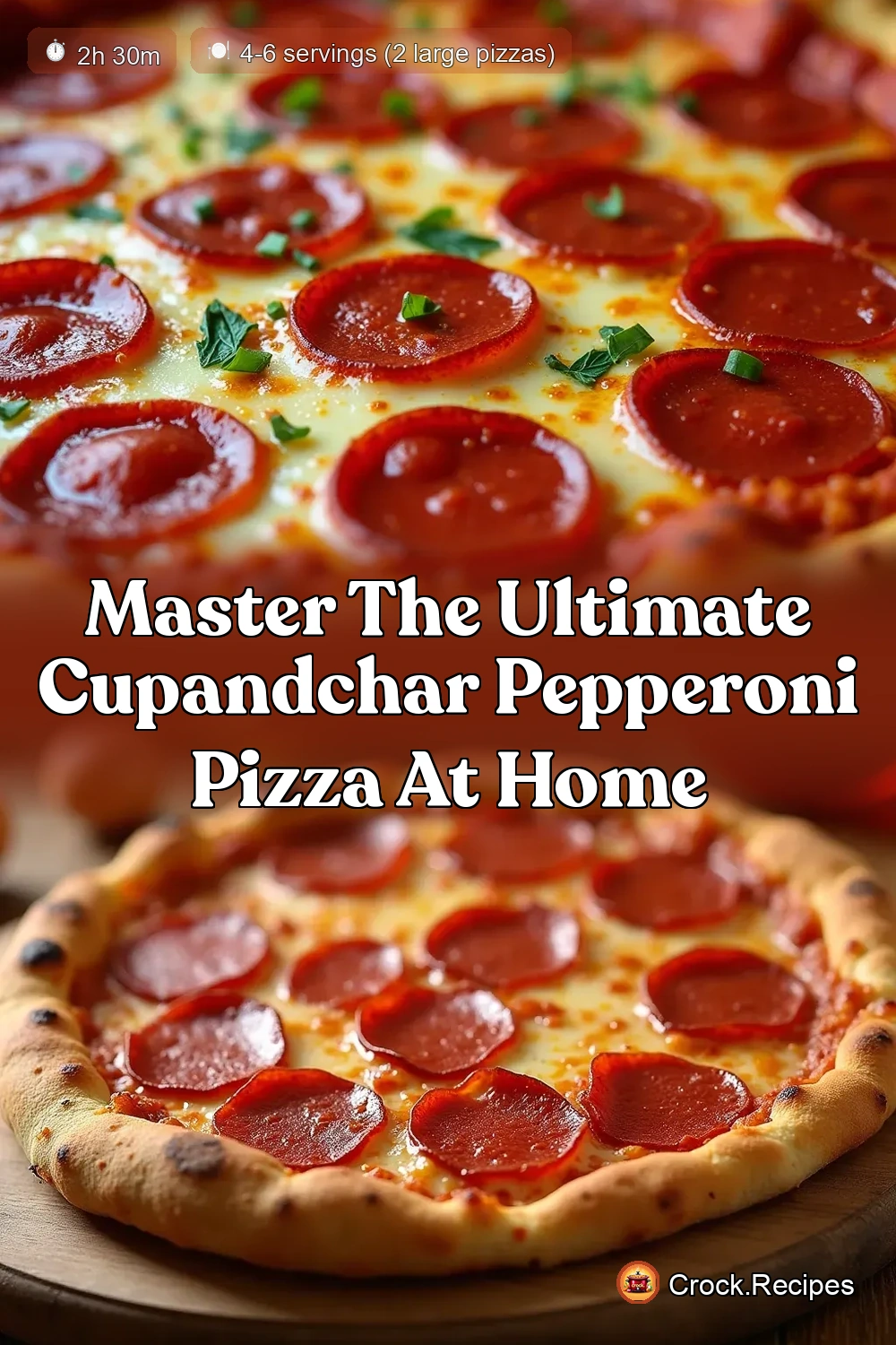 The Best Homemade Pepperoni Pizza with Perfect Cupping