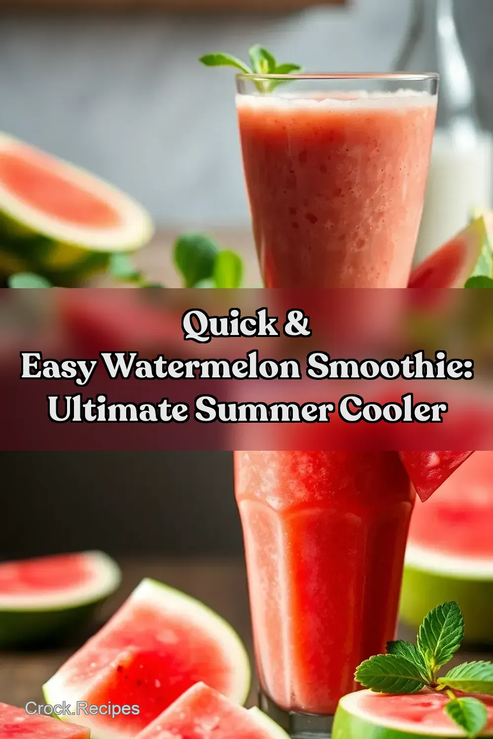 Quick & Easy Watermelon Smoothie: Ultimate Summer Cooler