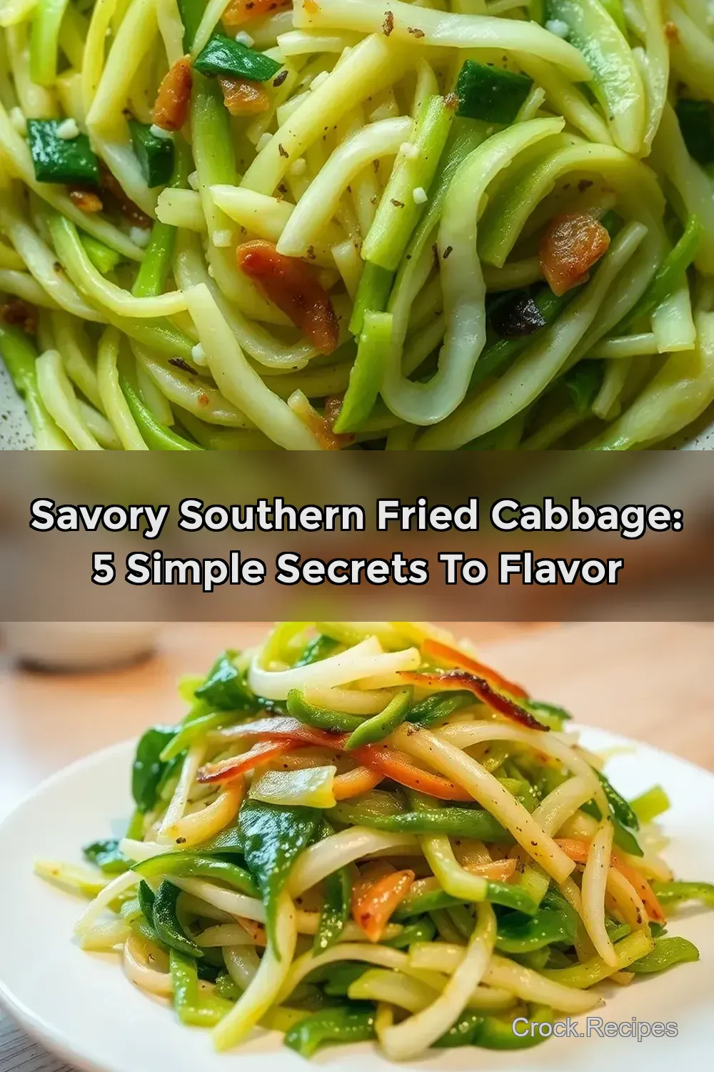 Savory Southern Fried Cabbage: 5 Simple Secrets to Flavor : PIN FOR LATER Savory Southern Fried Cabbage: 5 Simple Secrets to Flavor