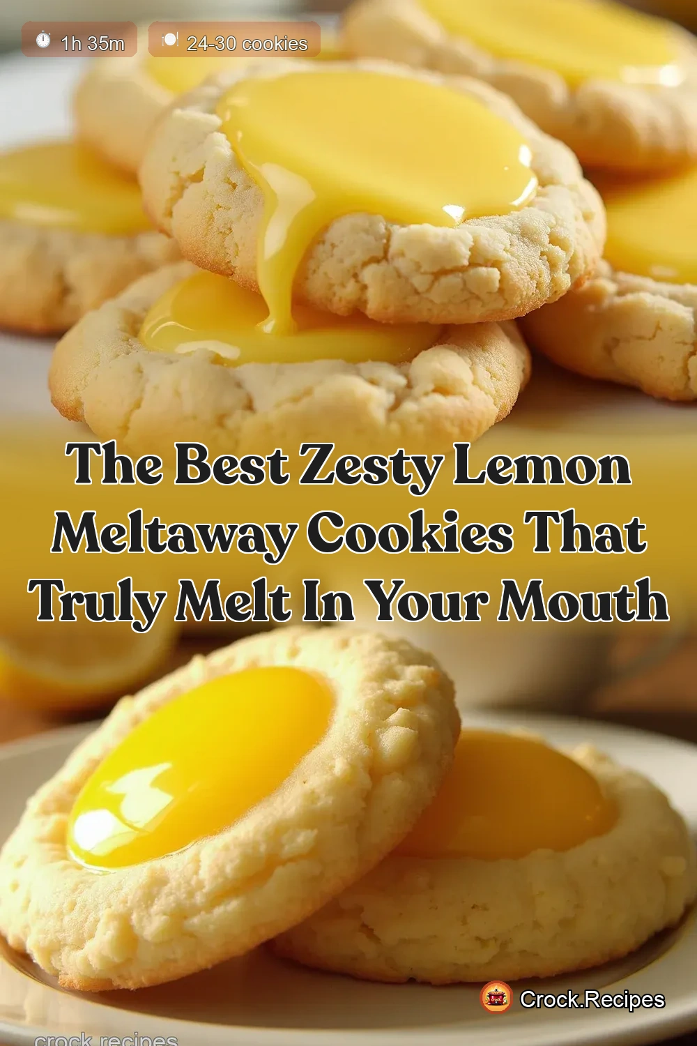 Foolproof Zesty Lemon Meltaway Cookies Recipe So Tender
