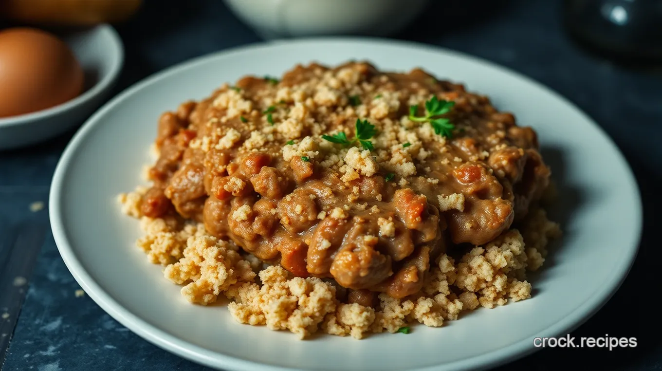 Classic Salisbury Steak with Ground Chicken