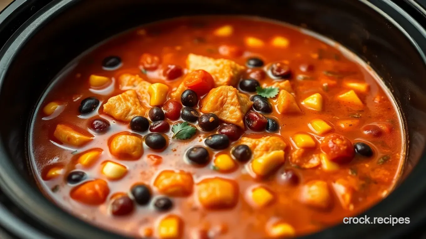 Creamy Chicken Enchilada Soup: Effortless Comfort in Your Crock Pot