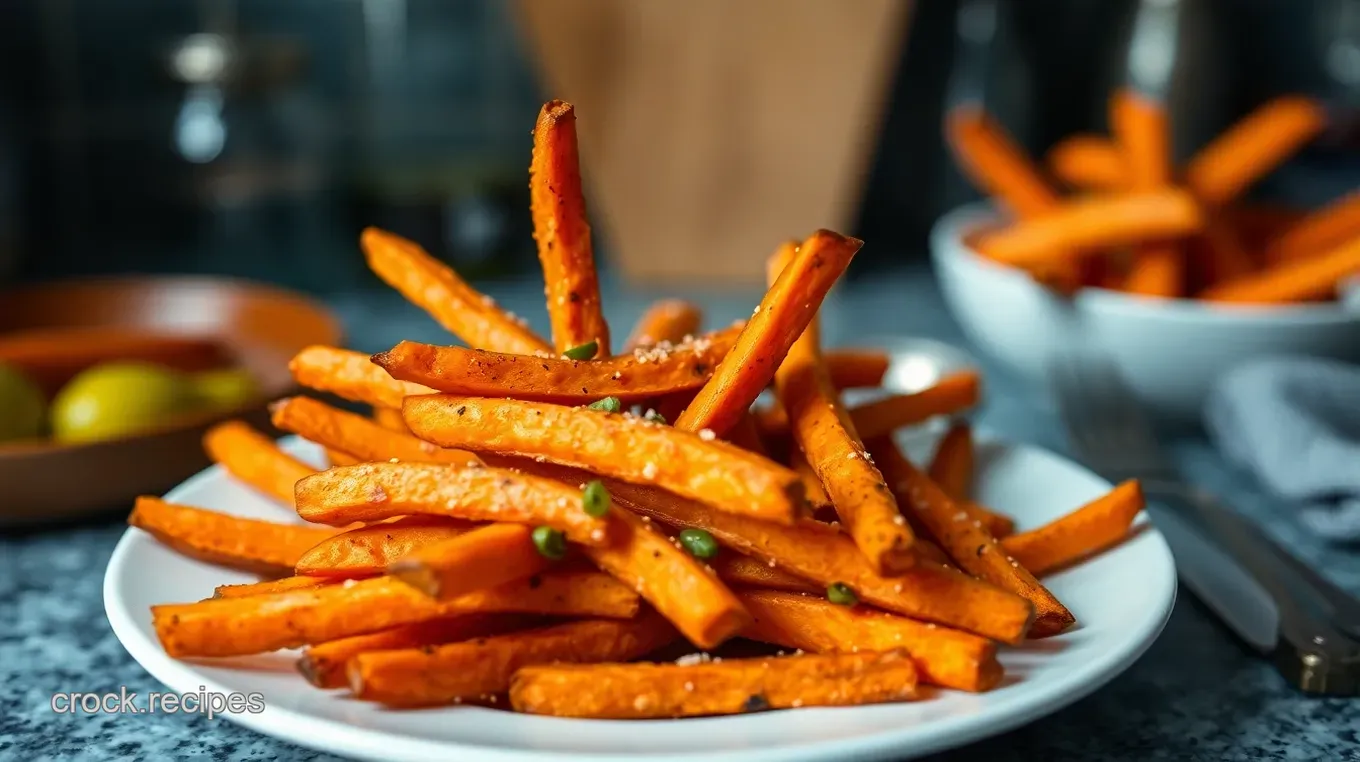 Healthy Fries: Crispy Baked Sweet Potato Fries That Are a Hit! Crispy Baked Sweet Potato Fries