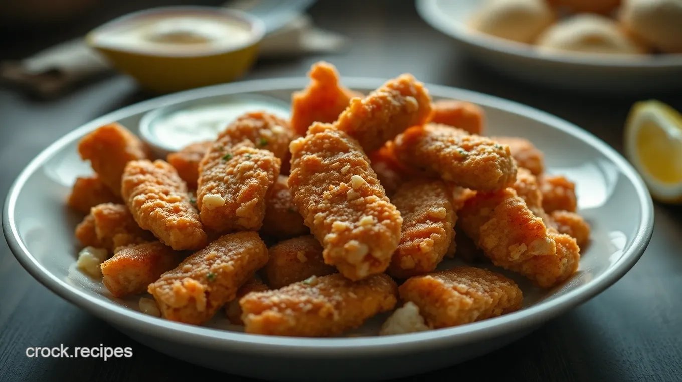 Crispy Perdue Chicken Strips with Honey Mustard Dipping Sauce