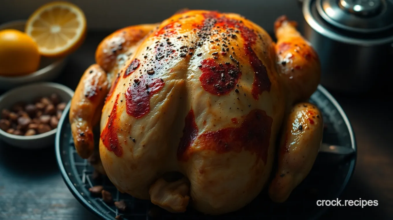 Herbed Roasted Blue Laced Red Wyandotte Chicken