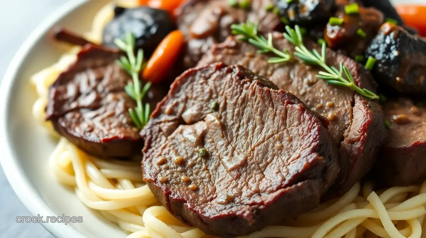 Savory Slow Cooker Sirloin Tip Roast Recipe Slow Cooker Sirloin Tip Roast