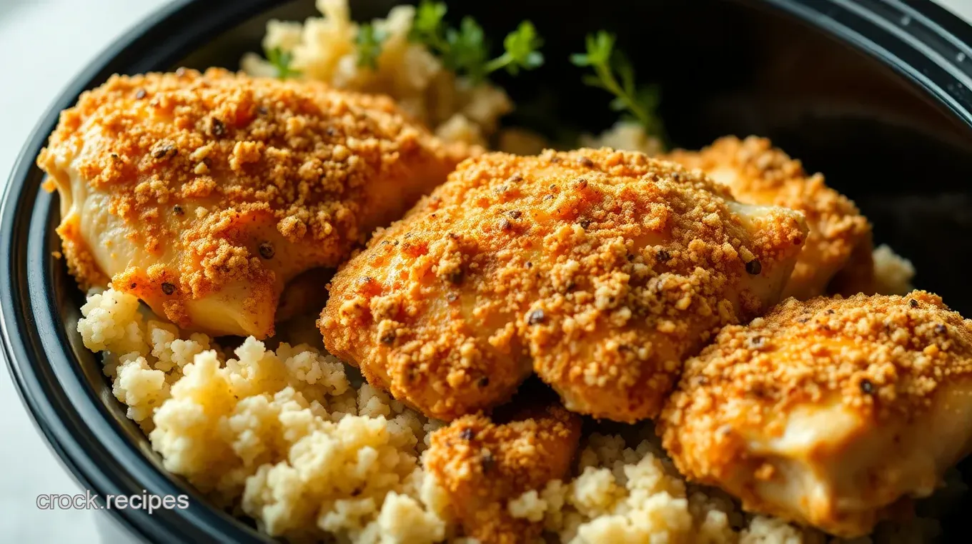 Crispy Chicken in a Crock Pot