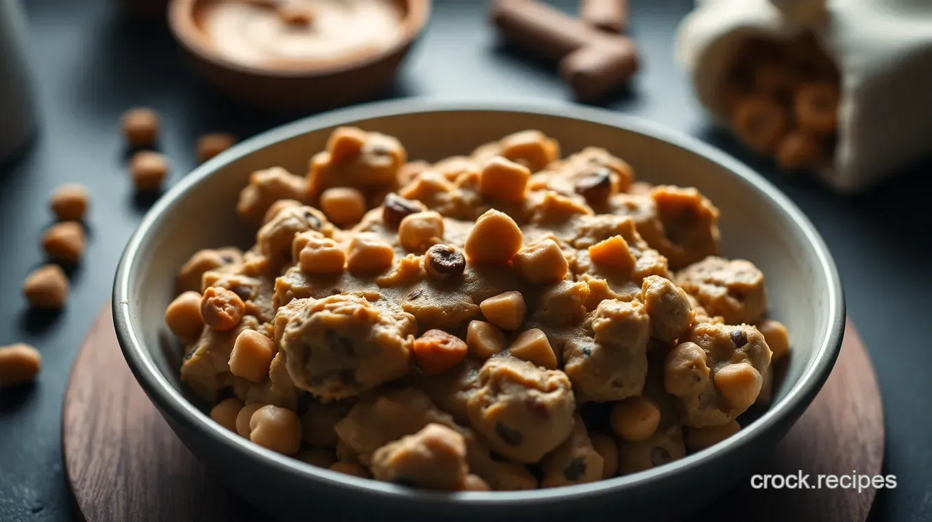 Sweet & Nutty Chickpea Cookie Dough Recipe: Guilt-Free Indulgence! Sweet & Nutty Chickpea Cookie Dough