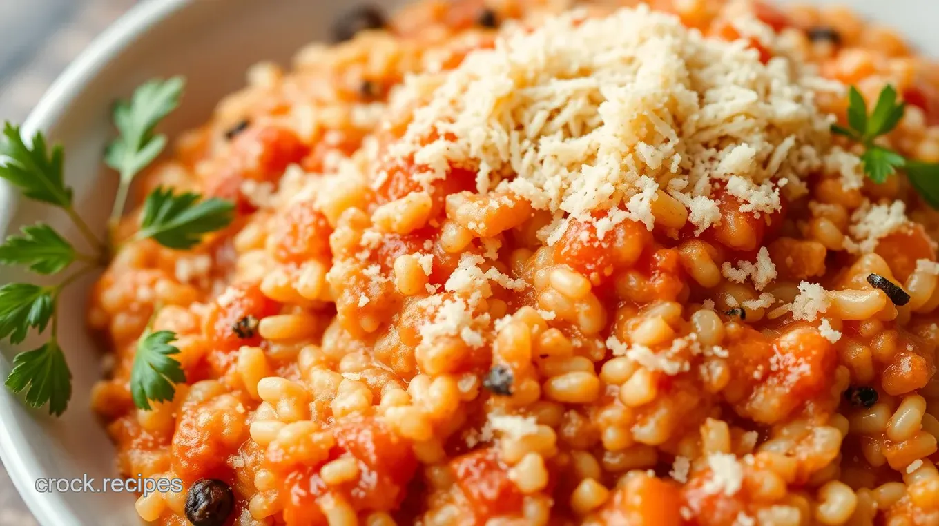 Tomato & Anchovy Risotto