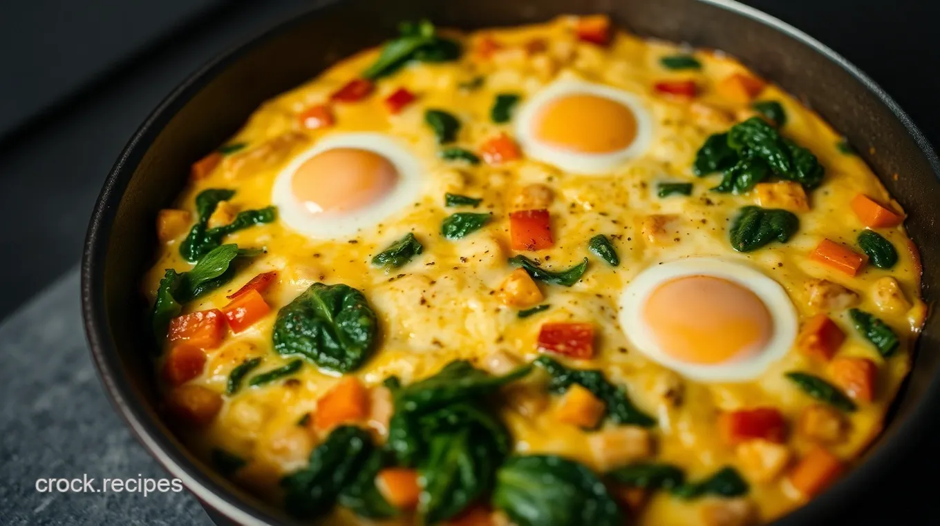 Welsummer Chicken Egg Frittata Recipe