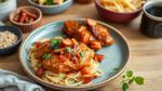 Bake Chilli Chicken with Crispy Bacon Salad