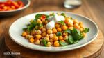 Boil Chicken Chickpea Salad with Curry Yogurt