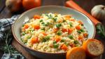 Cook Creamy Risotto with Veggies in 40 Mins