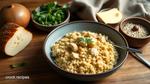 Cooked Barley Chicken Creamy Risotto