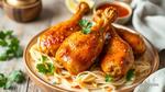 Baked Chicken Drumsticks with Thai Flavors