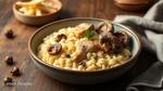 Sautéed Chicken Risotto with Wild Mushrooms