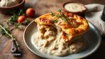 Roast Chicken Pie with Creamy Fennel Sauce