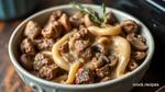 Slow Cooked Beef Stroganoff for Comfort