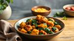 Stir-Fry Chicken Balti with Spinach