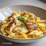 Creamy Garlic Chicken Pasta in 30 Minutes for 4 Servings