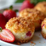 Foolproof Air Fryer Strawberry Cheesecake Bites Recipe