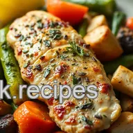 Healthy Air Fryer Recipes: Lemon Herb Chicken & Veggies!