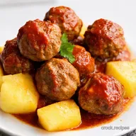 Aloha Slow Cooker Meatballs Pineapple BBQ Bliss