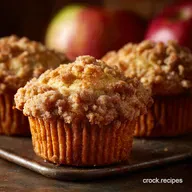Apple Cinnamon Muffins Recipe Moist Streusel Topping