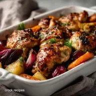 Sheet Pan Chicken Thighs with Roasted Root Vegetables