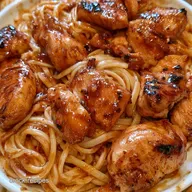 Asian Zing Chicken Noodles with Honey