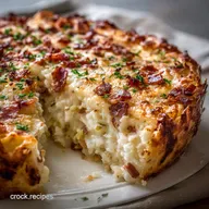 Ultimate Mashed Potato Pie with Cheesy Crust Bacon Leeks
