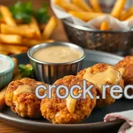 Easy & Juicy Bake Cheesy Turkey Nuggets with Crispy Fries: My Family's Favorite!