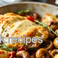 Easy & Delicious Bake Chicken Puff Pie with Creamy Mushrooms: A Family Favorite