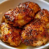 Crispy Baked Bone-In Chicken Thighs