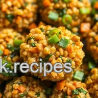 Baked Quinoa Bites with Cheesy Flavor