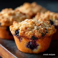 Blueberry Crumble Muffins: The Easy Bakery-Style Recipe