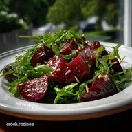Roasted Beet and Arugula Salad Recipe: Earthy Sweet